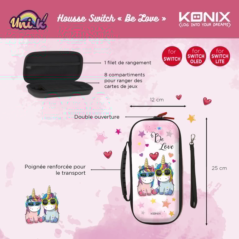 Konix Unik Housse Be Love - Neuf