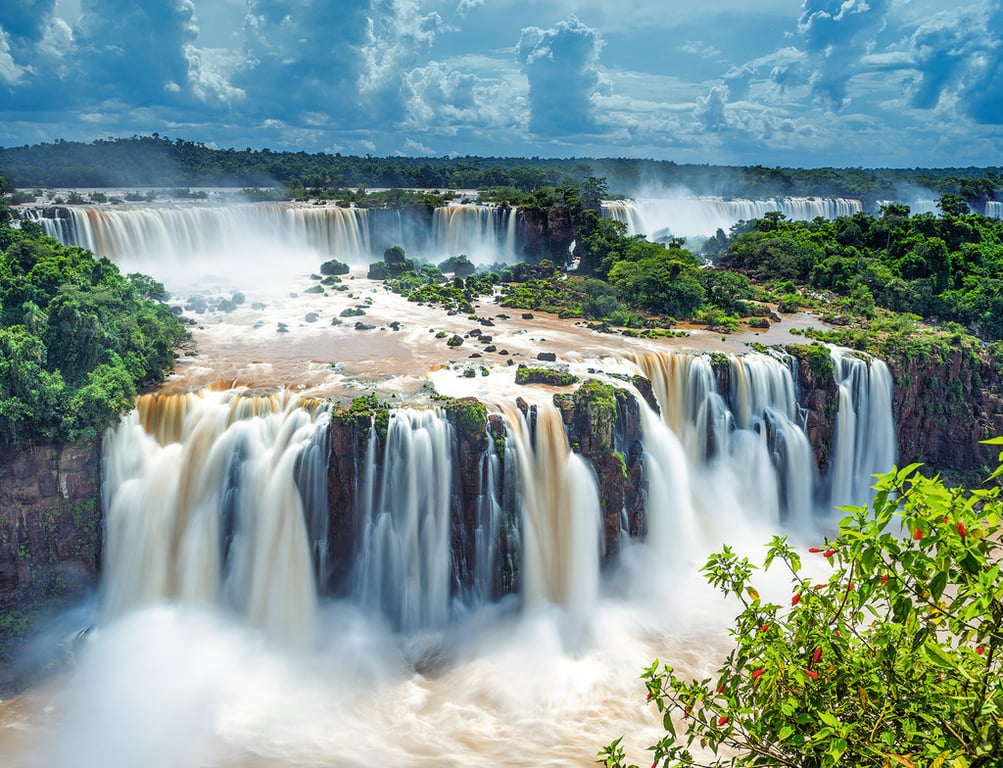 Puzzle 2000 pièces : Les chutes d'Iguazu Brésil Ravensburger France - vue 3