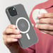 PopSockets Soporte PopGrip MagSafe Retráctil para iPhone, Soporte Magnético y Selfie Blanco