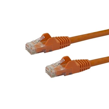 StarTech.com Cable de red Cat6 Gigabit UTP sin gancho de 2m - Cable Ethernet RJ45 anti-enganchamiento - M/M - Naranja