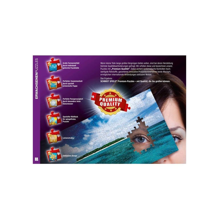 Puzzle 1000 pièces Schmidt Spiele The Princess and the Frog Thomas Kinkade Vernis Neuf - vue 2