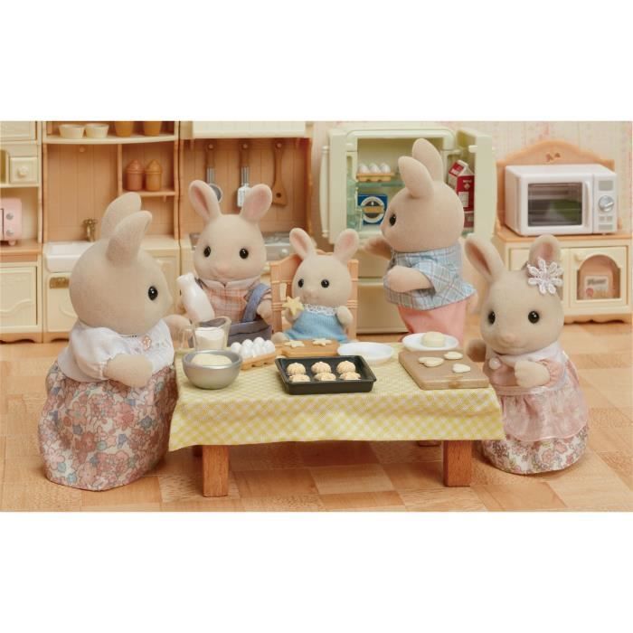 Famille Lapin Crème Sylvanian Families - vue 4