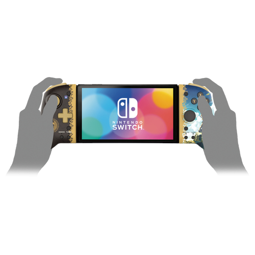 HORI Split Pad Pro The Legend of Zelda™: Tears of the Kingdom Edition Manette mode portable pour Nintendo Switch et Nintendo Switch OLED Licence officielle Nintendo - vue 4