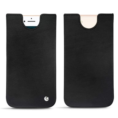 Pochette cuir Apple iPhone 7 -  - Noir - Cuir lisse premium