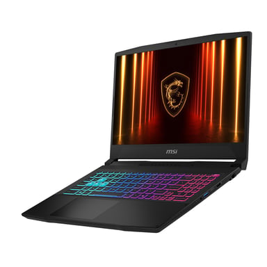 MSI Katana 15 HX B14WGK-005FR Intel® Core™ i9 i9-14900HX Portátil 39,6 cm (15.6'') Full HD 32 GB DDR5-SDRAM 1 TB SSD NVIDIA GeForce RTX 5070 Wi-Fi 6E (802.11ax) Windows 11 Pro Francés Negro