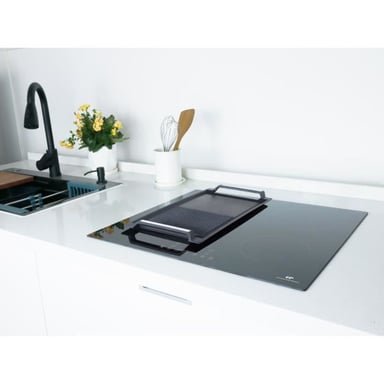 Table induction 4 zones  CETI4ZFLEX3  - Flex  - 7200W -  4 boosters - noir