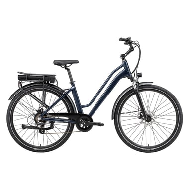 VéLo Électrique Urban 7 | Moteur 250W | Batterie 36V 12.8Ah | Pneus 700C*50C Pouces | Vitesse Max 25 km/h | Autonomie 70 km | Bleu