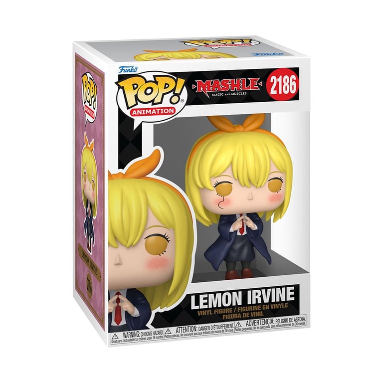 Figurine Funko Pop Animation Mashle Lemon Irvine - vue 3