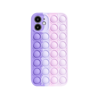 Funda Popping Bubble para Apple iPhone 12 mini, Rosa Violeta