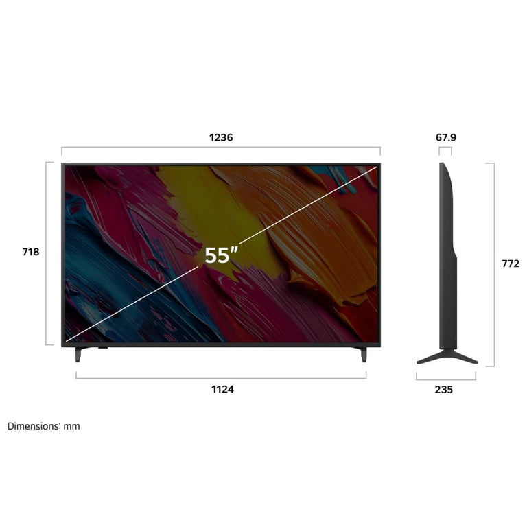 LG tv led 55qned70a 2025 55 po - vue 10