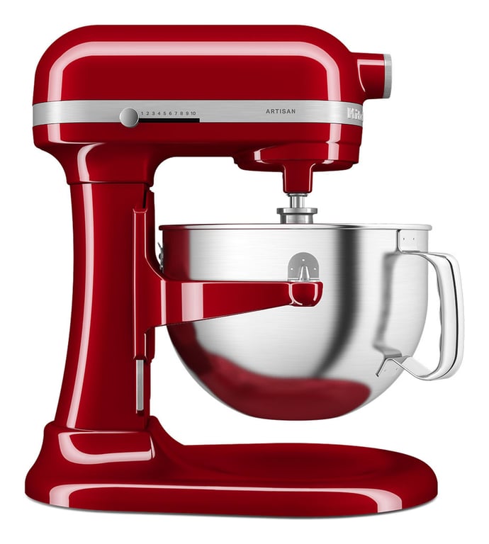 Robot pâtissier 5KSM60SPXEER 375w KitchenAid, Rouge Empire - Neuf