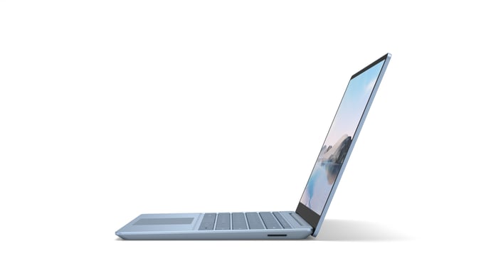 Microsoft Surface Laptop Go Intel® Core™ i5 i5-1035G1 Portátil 31,6 cm (12.4'') Pantalla táctil 8 GB LPDDR4x-SDRAM 256 GB SSD Wi-Fi 6 (802.11ax) Windows 10 Home en modo S Azul