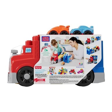 MEGA BLOKS - Camion da corsa e da costruzione - Scatola con 19 pezzi - MEGA Bloks - JFR29