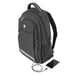 Compagnon sac à dos pour ordinateur portable Tellur 15,6'', port USB, noir