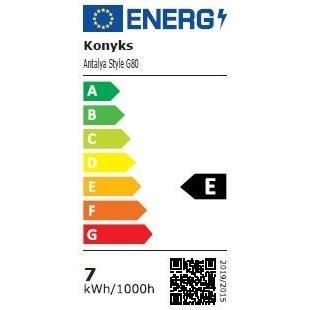 Lampadina collegata vintage Konyks Antalya Style G80-E27 - LED Wi-Fi + BT E27