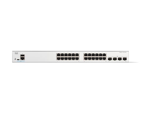 Cisco C1300-24T-4G commutateur réseau Géré L2/L3 Gigabit Ethernet (10/100/1000) Blanc