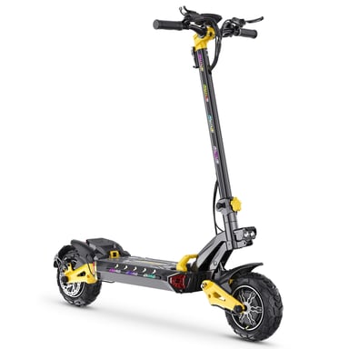 Monopattino elettrico iENYRID ES60 per adulti, motori doppi 2400W E Scooter, batteria grande fuoristrada 48V 23Ah da 11''