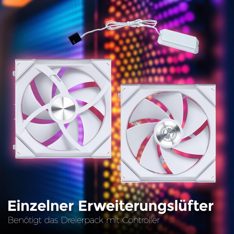 Lian Li Uni Fan SL Wireless LCD 120 Reverse Blade - vue 4