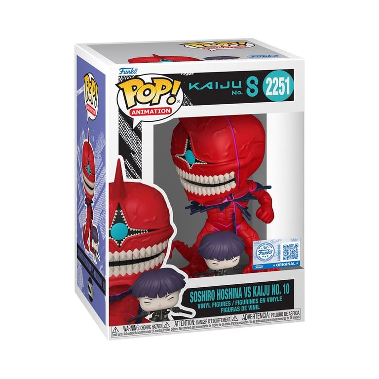 Figurine Funko Pop & Buddy KNo8 Hoshina & Kaiju No10 Exclusivité Fnac - vue 2