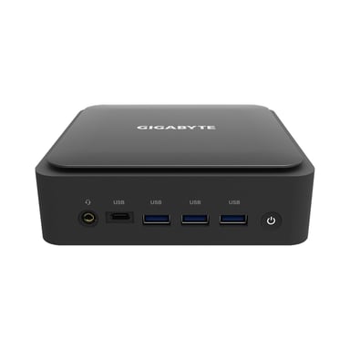 GIGABYTE GB-BEI3H-1220 barebone PC/ poste de travail Noir i3-1220P 1,8 GHz Haut-parleurs intégrés