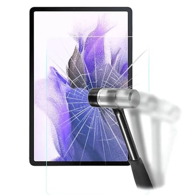 iLike Cristal templado transparente 2.5D Edge para Samsung Tab S7 FE 12.4'' T730 T736 / S7 Plus T970 / T976