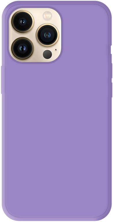 Coque silicone unie compatible Mat Violet Apple iPhone 13 Pro