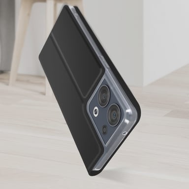 Funda Oppo Reno 8 5G Tarjetero Soporte vídeo Dux Ducis negro