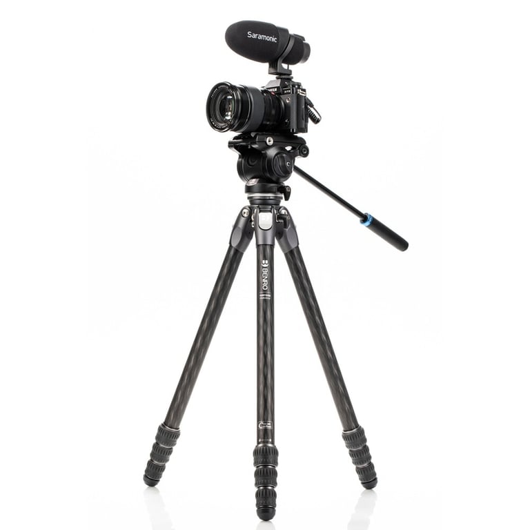 Trépied Vidéo BENRO 1140029 – Fibre de carbone, Charge max 4 kg - vue 5