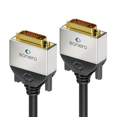 sonero S-DC500-100 cable DVI 10 m DVI-D Negro