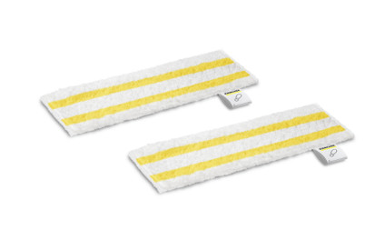 Kärcher Universal floor cloth set EasyFix Tête balai serpillère jetable Blanc, Jaune