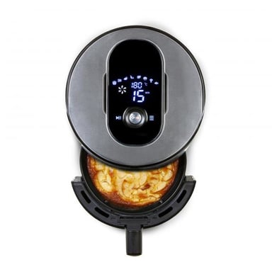 Domo DELI FRYER XL Sencillo 4 L Independiente Freidora de aire caliente Negro, Acero inoxidable