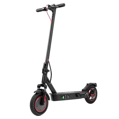 iScooter i9 Max Trottinette Électrique, Pneu Nid d'Abeille 10 Pouces, Moteur 500W, 25km/h, Batterie 36V 10Ah, Autonomie Max 30-40km, Charge 120KG, Double Amortisseur, Contrôle par Application Smart