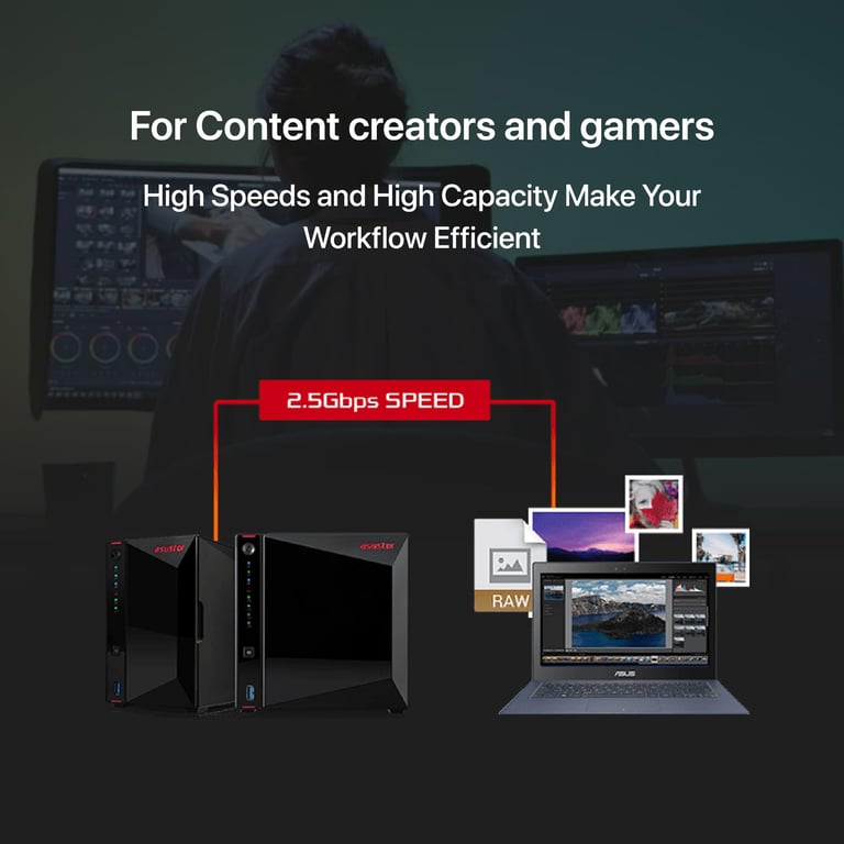 ASUSTOR Nimbustor 2 Gen 2 AS5402T - vue 5