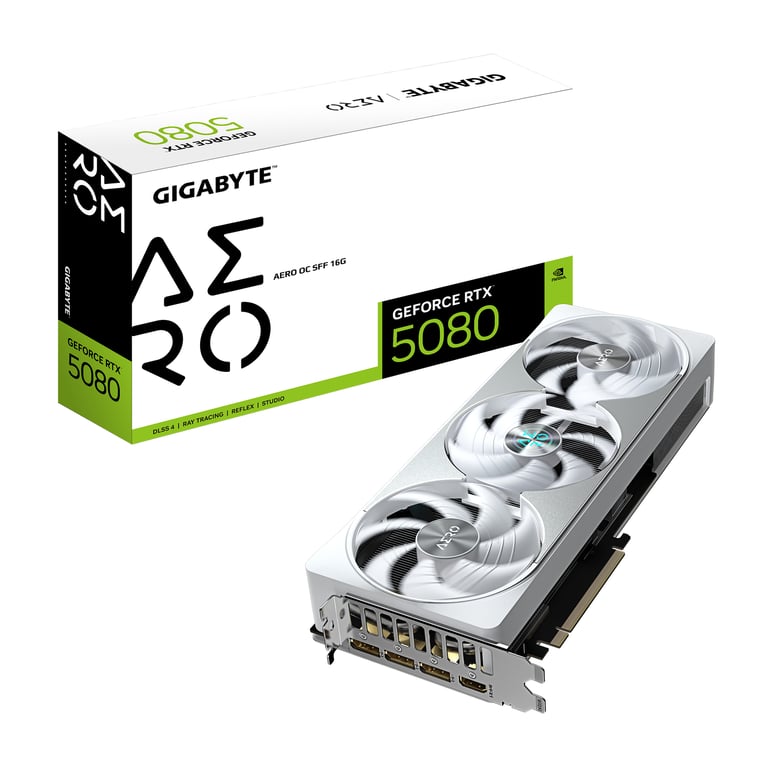 Carte graphique GIGABYTE GeForce RTX 5080 AERO OC SFF - vue 2