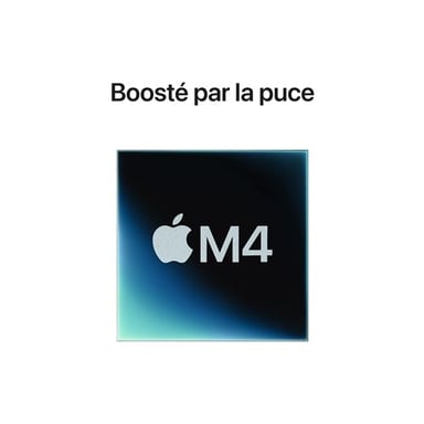MacBook Pro M4 (2024) 14', 512 Go 12 cœurs 24 Go Apple GPU 16, Argent - AZERTY