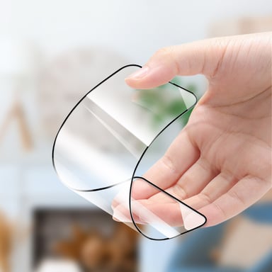 Forcell Protection d'Écran pour iPhone 14 Pro Max en Verre Organique Antibactérien Transparent