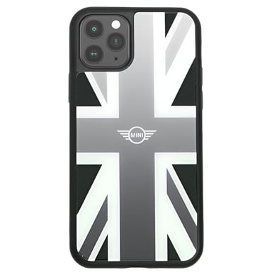 Mini Carcasa para iPhone 11 Pro TPU Union Jack patrón Blanco / Negro