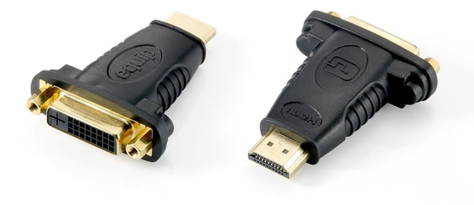 Equip 118909 adaptador de cable DVI (24+1) a HDMI A Negro