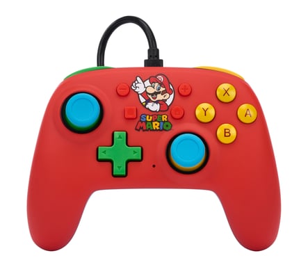 PowerA NSGP0123-01 accessoire de jeux vidéo Multicolore USB Manette de jeu Analogique Nintendo Switch