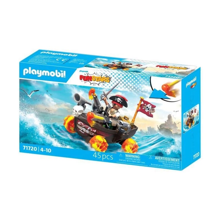 Playmobil 71720 Kart bateau de pirate Funstars 45 pièces Dès - vue 10