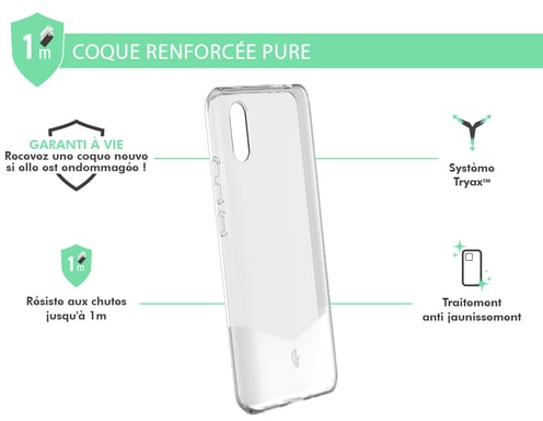 FORCE CASE FCPUREXR9AT coque de protection pour téléphones portables Transparent Xiaomi Redmi 9A