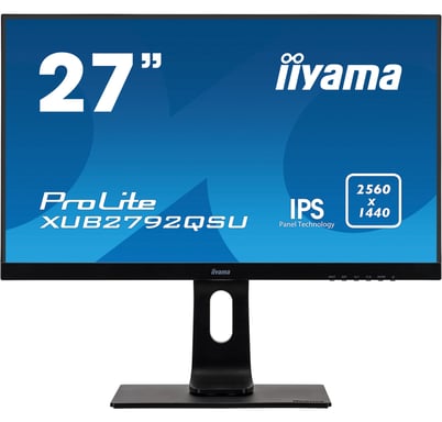 iiyama ProLite XUB2792QSU-B1 LED display 68,6 cm (27'') 2560 x 1440 pixels Quad HD Noir