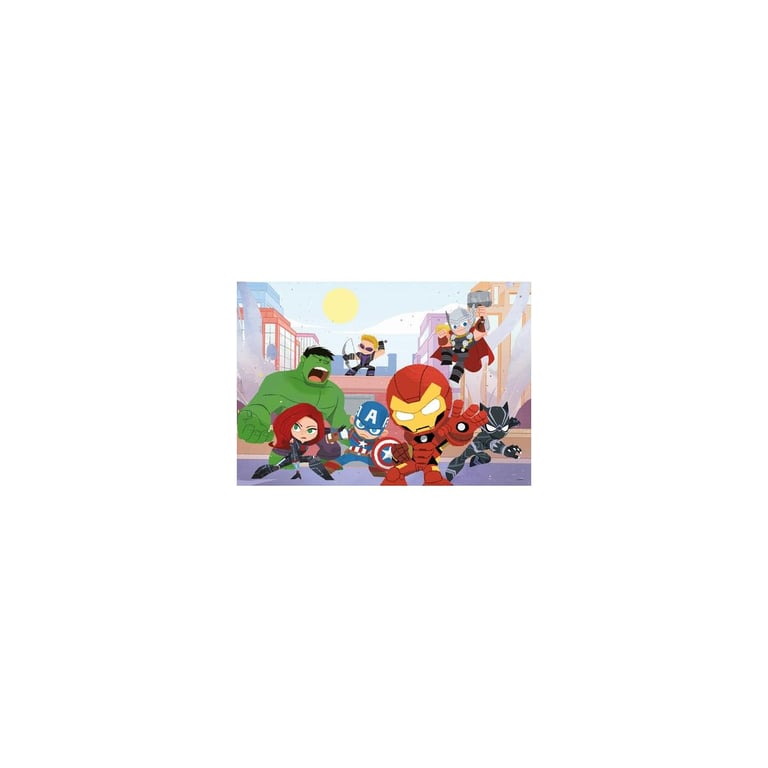 Clementoni 27554 Supercolor Marvel Avengers 104 Pièces Puzzle des héros de la Licence Jeu de Création et Logique pour Enfants à partir de et Plus - vue 3