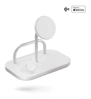 OtterBox Zens 4-in-1 Wireless Charger, Blanco