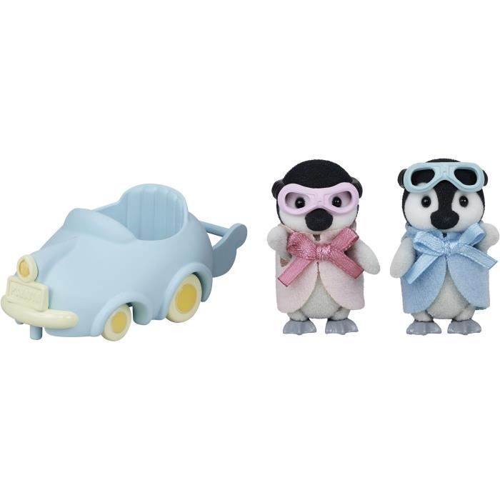 Figurine Les Jumeaux Pingouin Sylvanian Families La Boite - vue 5