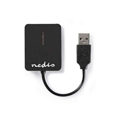 Nedis CRDRU2300BK lecteur de carte mémoire USB 2.0 Interne Noir