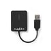 Nedis CRDRU2300BK lecteur de carte mémoire USB 2.0 Interne Noir