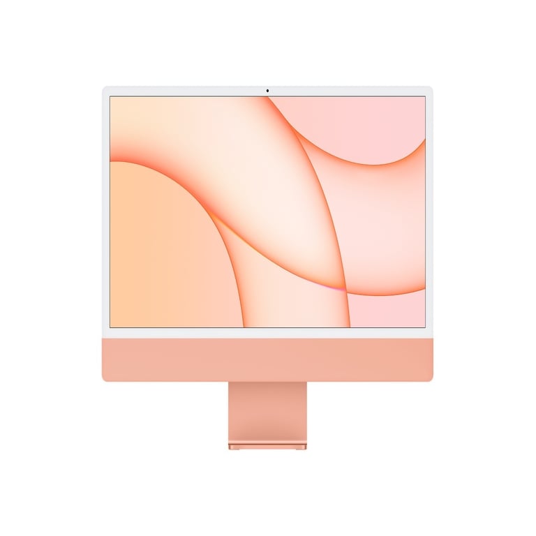 iMac Apple M1 (2021) 24 , 3,2 Ghz 1 To SSD 16 Go Apple Gpu 8, Orange - Qwerty It - Bon État