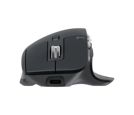 Logitech MX Master 3s for Business RF Wireless Mouse per ufficio con mano destra + Bluetooth Laser 8000 DPI