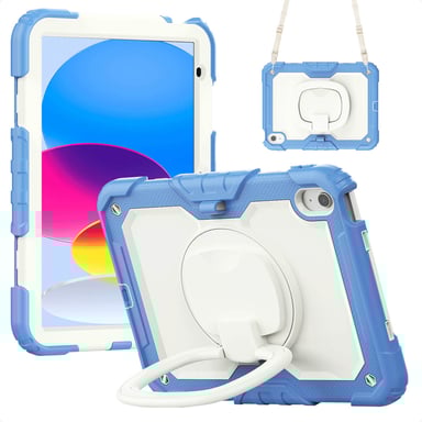 imoshion Coque tablette kidsproof Rugged pour Apple iPad 11 (2025) 11 pouces A16 / iPad 10 (2022) 10.9 pouces - Bleu
